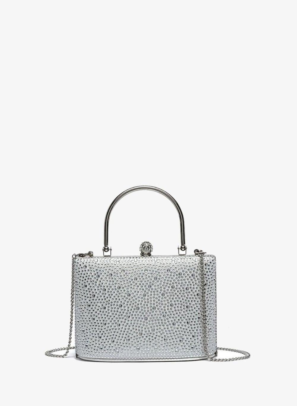 Diamante Crystal Detail Top Handle Handbag AD 131 - Image 1