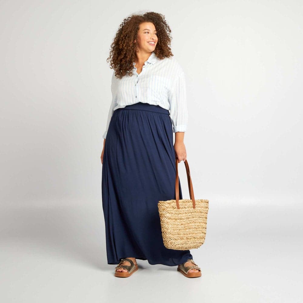 Blue Long Skirt for Women - Image 1