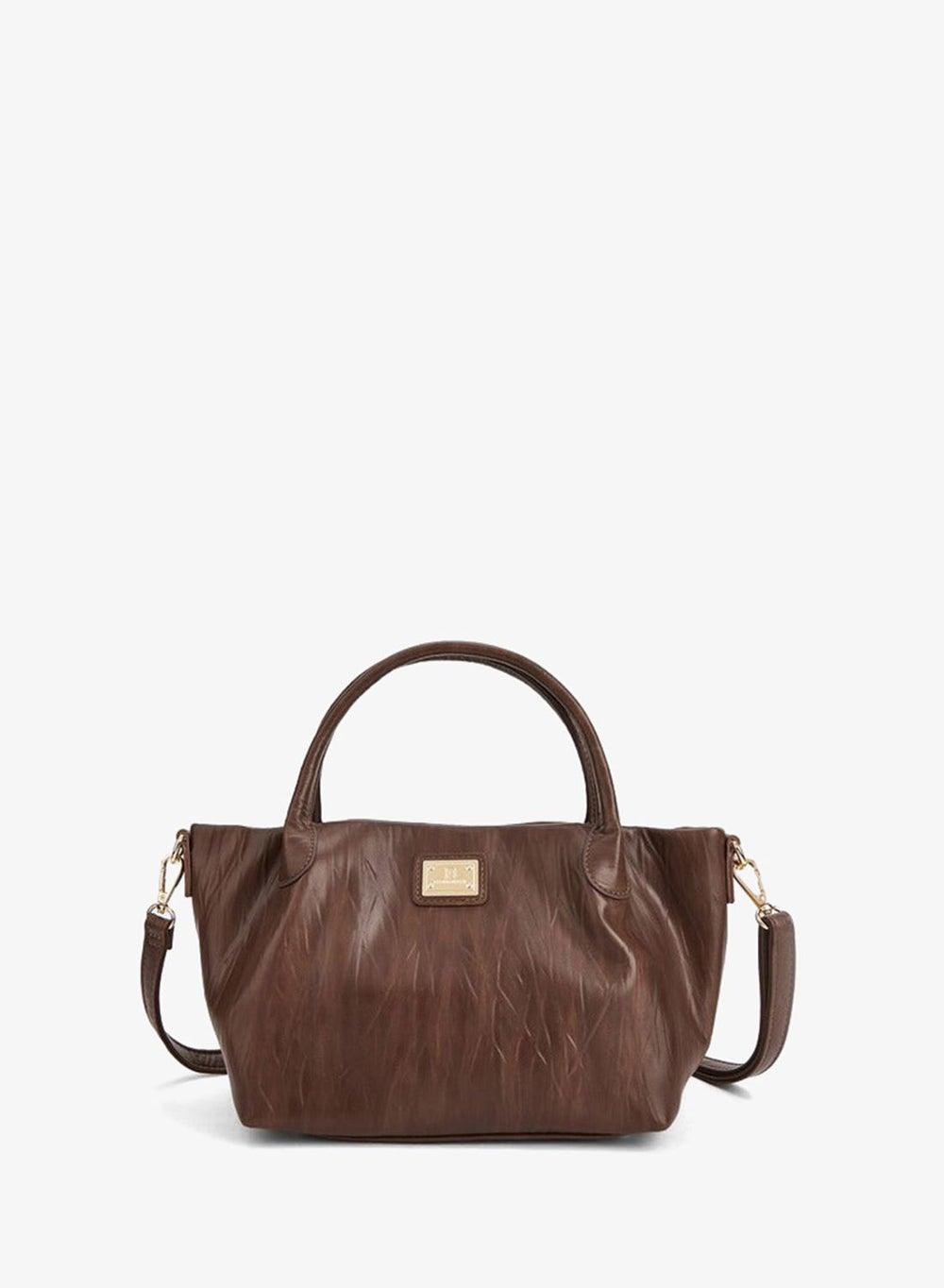Textured Tote Bag with Detachable Shoulder Strap - Image 1