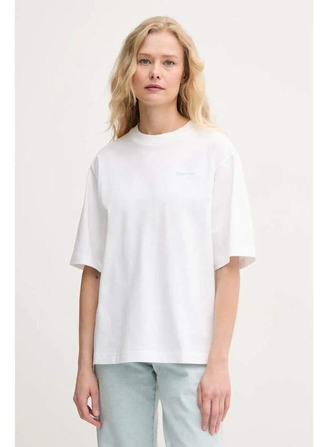 Calvin Klein Jeans Crew Neck Cotton T-Shirt - Image 1