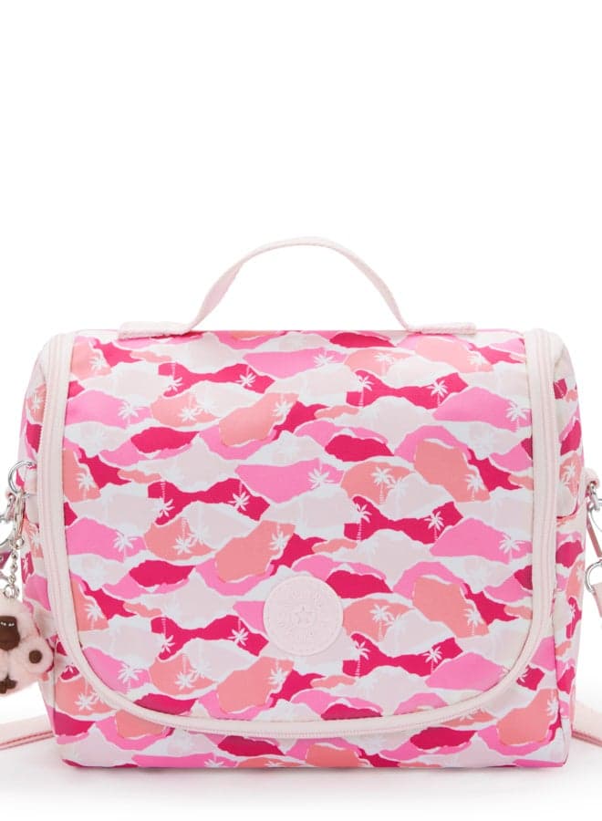 Kichirou Pink Palm Large Lunchbag I5749-1Bv with Trolley Sleeve - Image 1