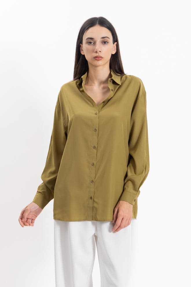 Comfort Satin Shirt for Women - Image 1