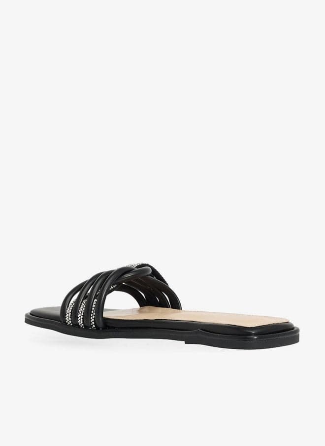 Woven Strap Flat Sandals for Everyday Wear - Image 1