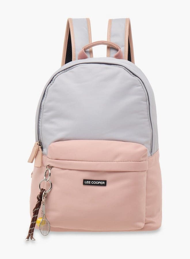 Colourblock School Backpack 32x15x41 cm with Laptop Sleeve - Image 1