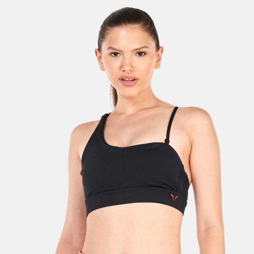 Women's Code Asymmetric Sports Bra - Image 1