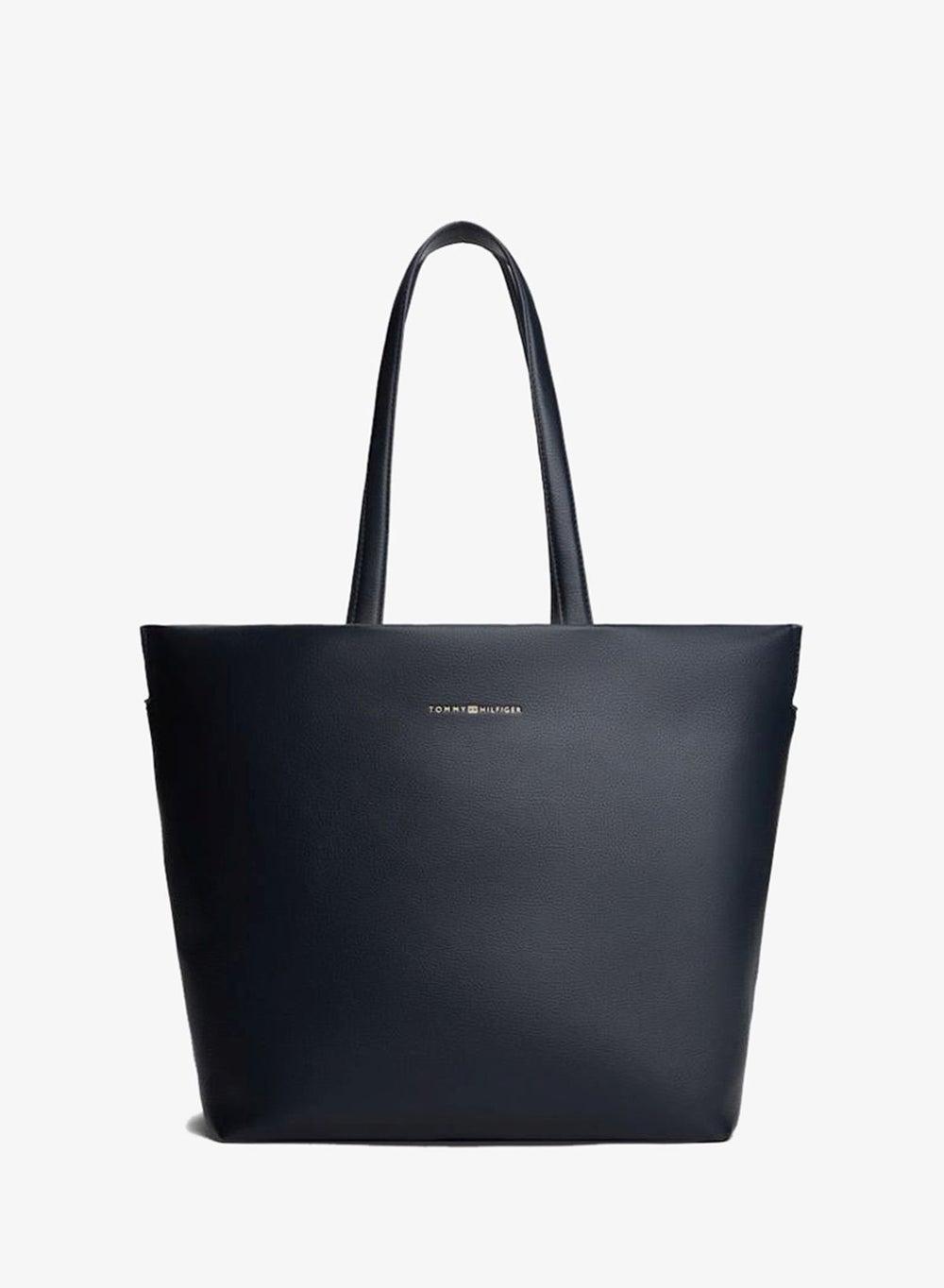 Logotape Tote with Top Handles and Zip Closure - Image 1