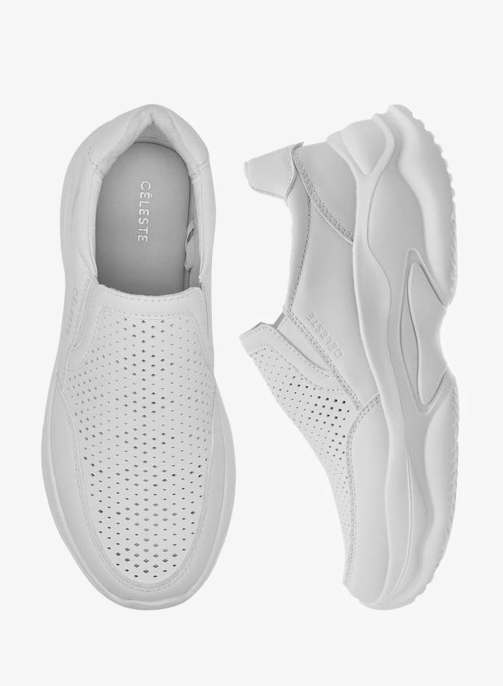 Women's Cutout Slip-On Sneakers with Chunky Sole - Image 1