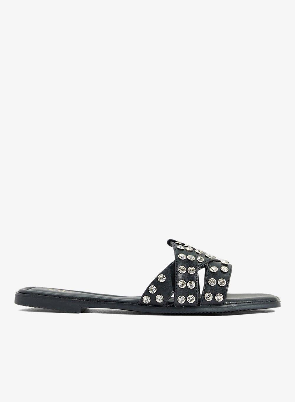 Studded Flat Sandal - Image 1