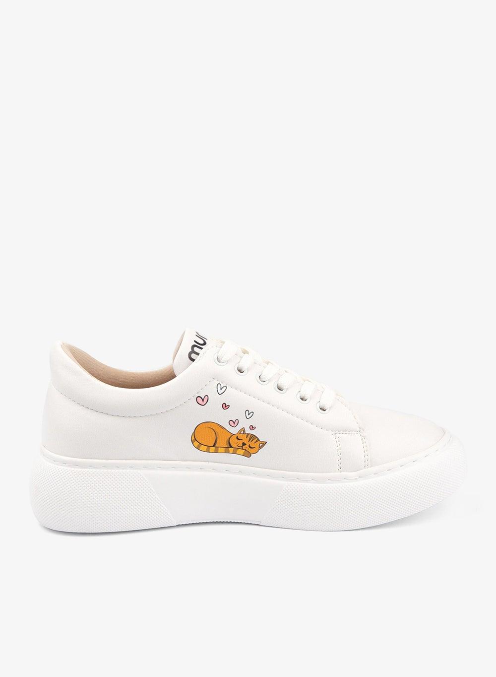 Cat Life Low-Top Sneakers with 3.5 cm Sole - Image 1