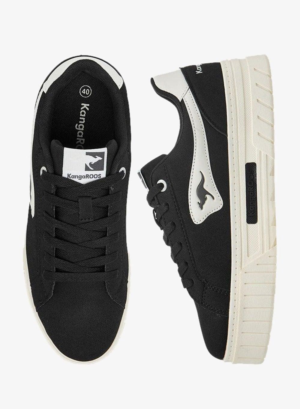 Women's Colourblock Lace-Up Platform Sports Shoes - Image 1