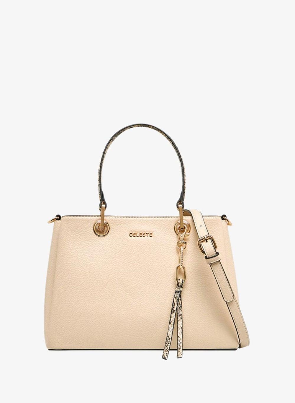 Animal Print Tote Bag with Detachable Strap - Image 1