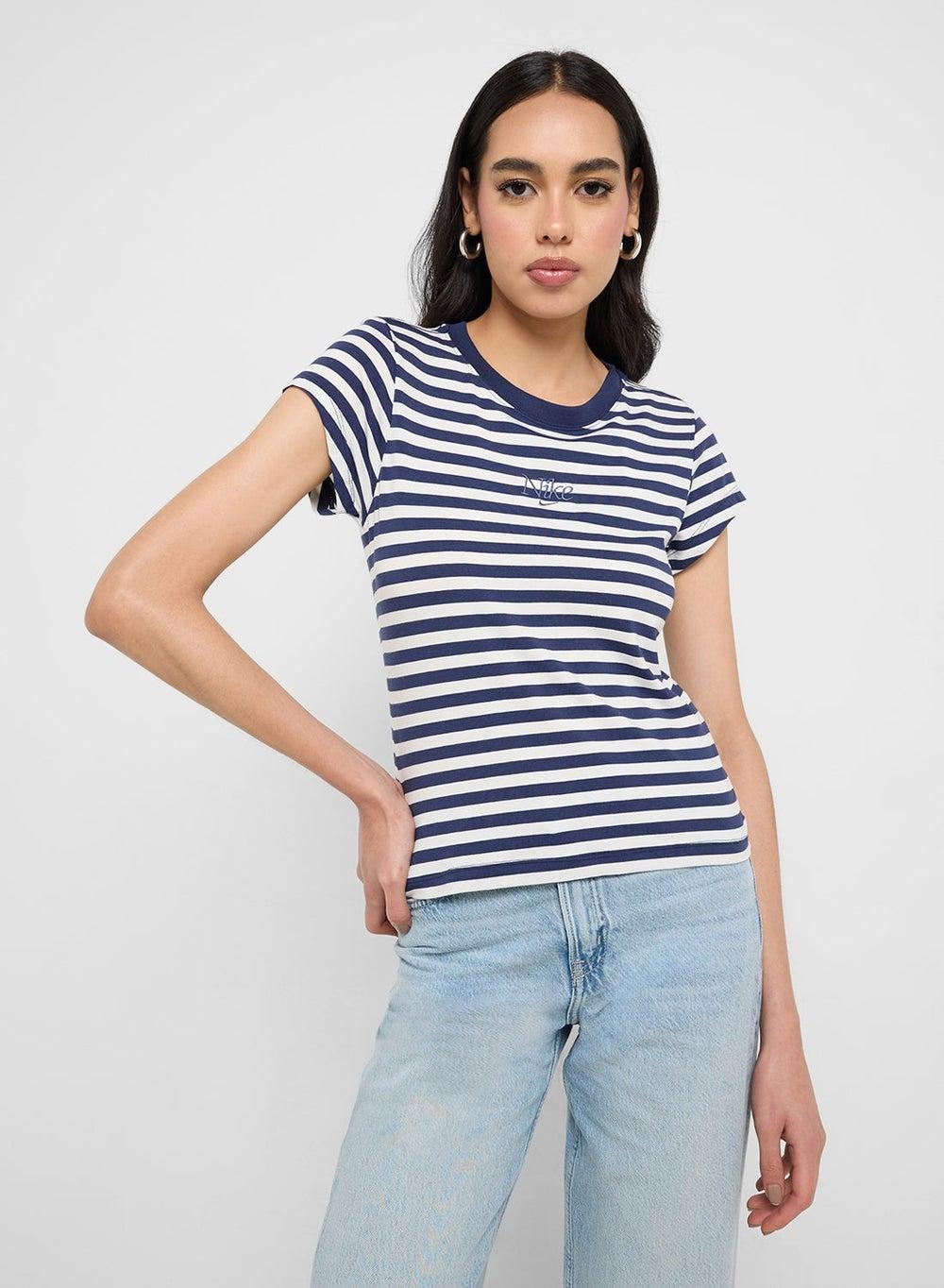 Nsw Baby Striped Graphic Crew Neck T-Shirt - Image 1