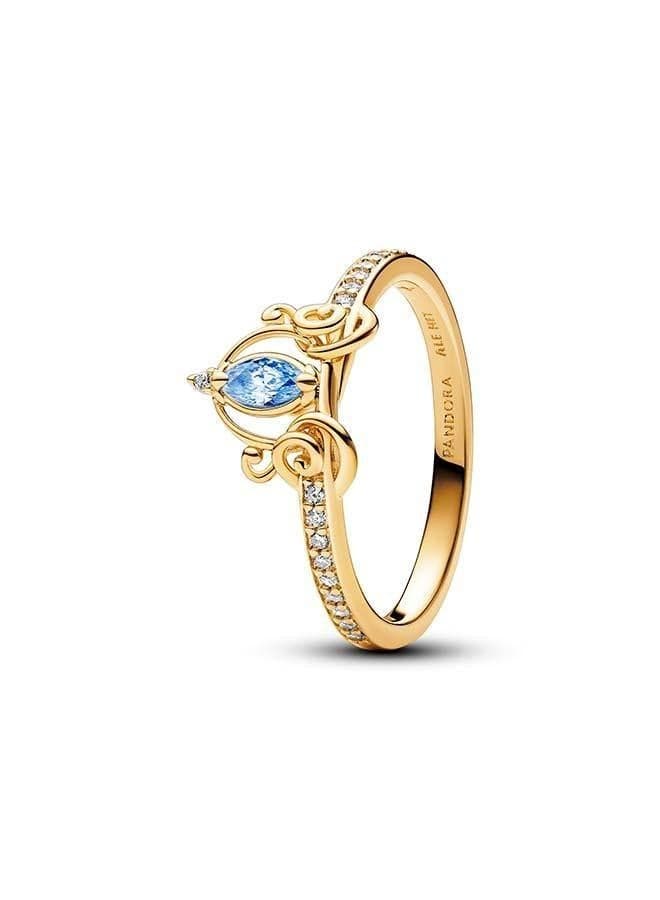 Disney Cinderella’s Carriage Ring in 14k Gold Plating - Image 1