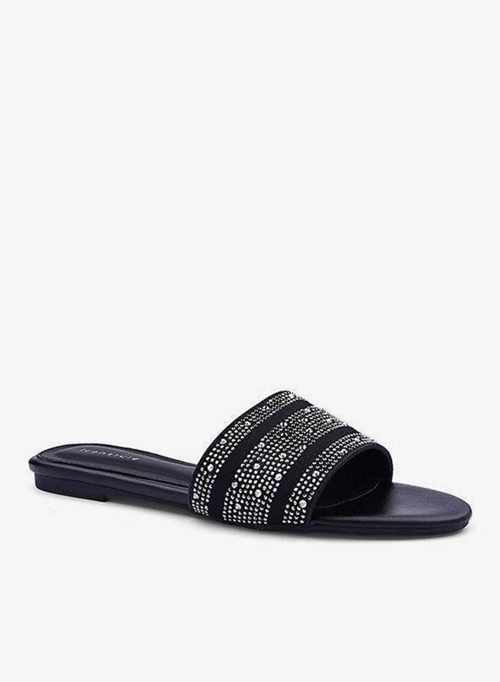 Women's Rhinestone Slide Sandals - Image 1