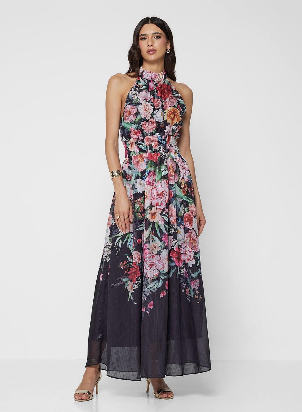 Floral Print Maxi Dress for Women - Image 1