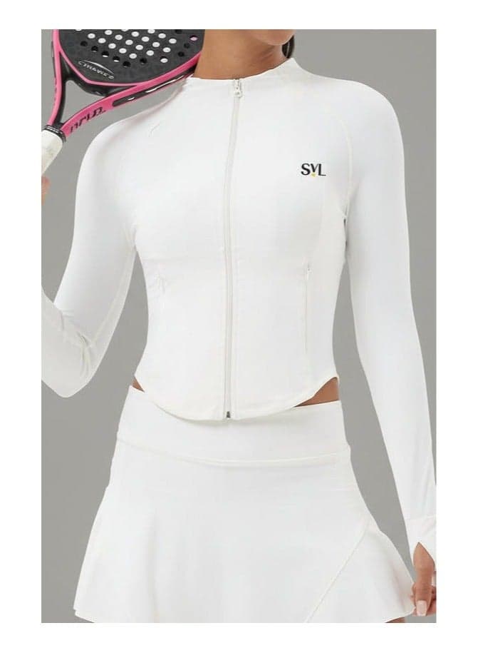 Women's White Swan Sway Sports Jacket SVL - Image 1