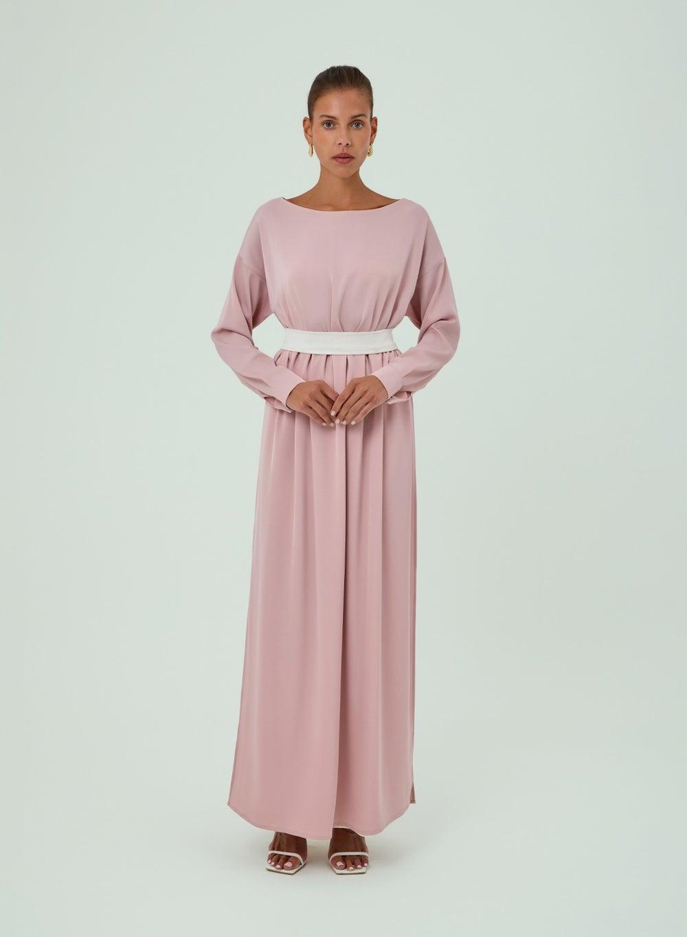Nour Belted Maxi Dress - Image 1
