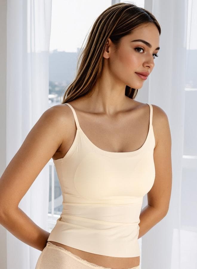 Seamless Camisole with Adjustable Straps - Image 1