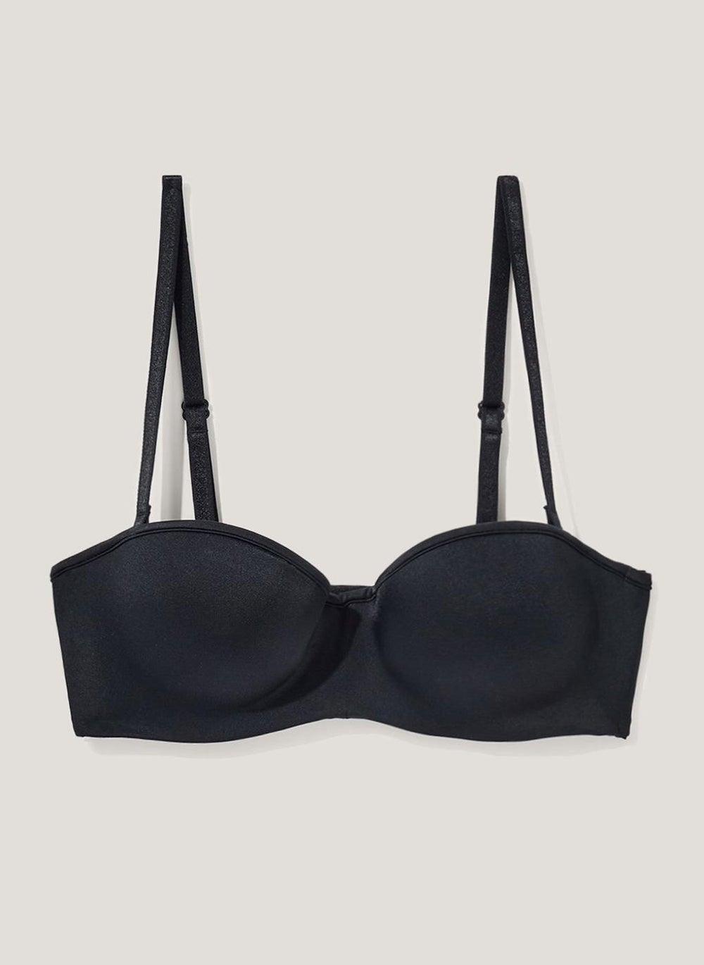 Black Smooth Multiway Padded Underwired Bra - Image 1