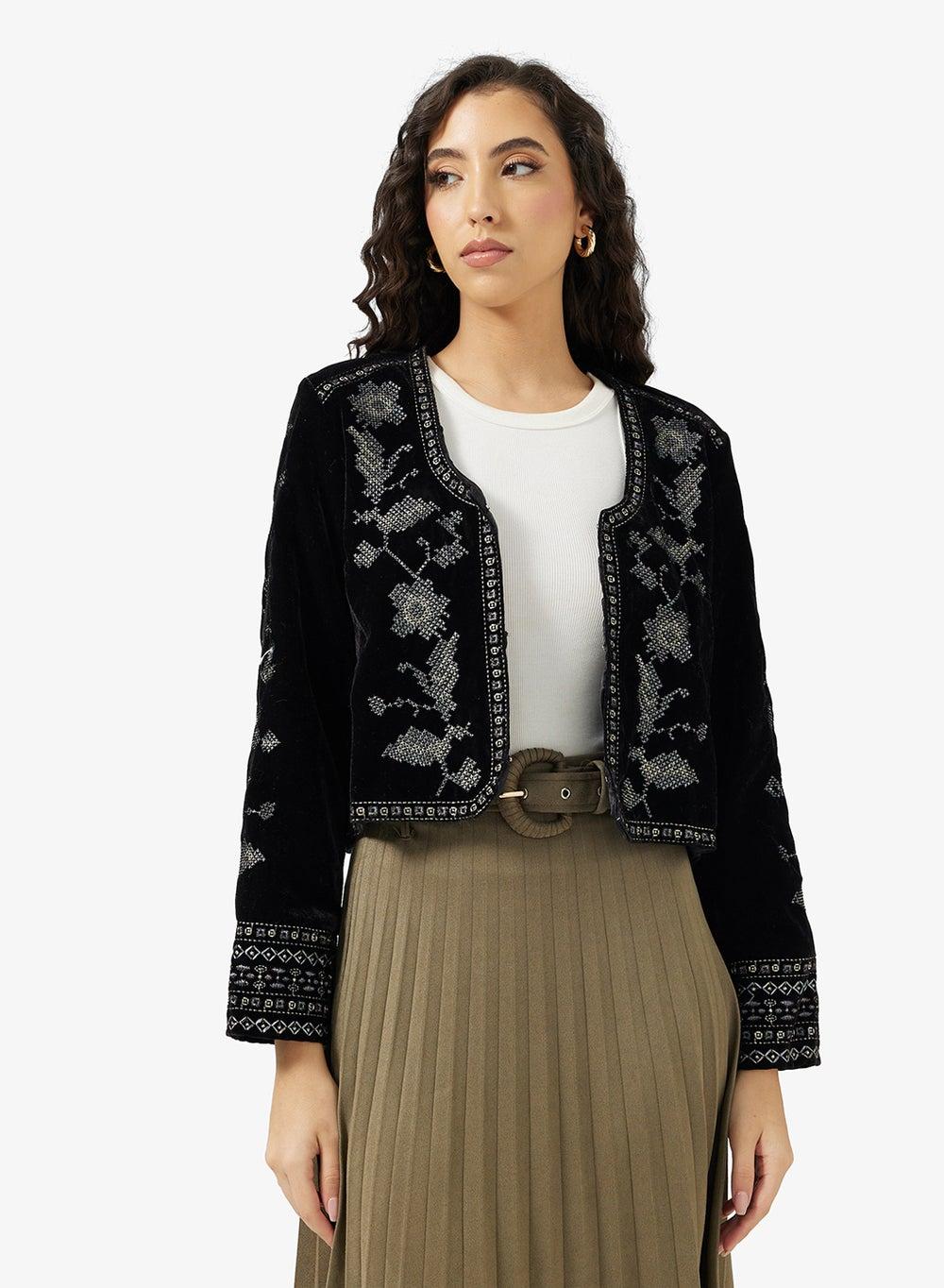 Boho Embroidered Jacket - Image 1