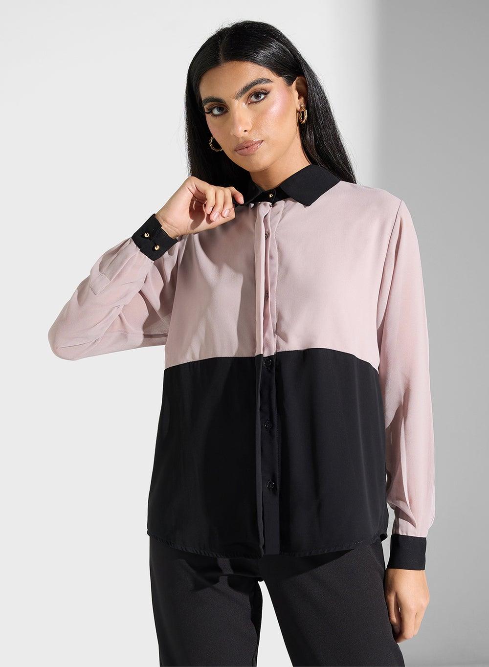 Long Sleeve Modest Blouse for Women - Image 1