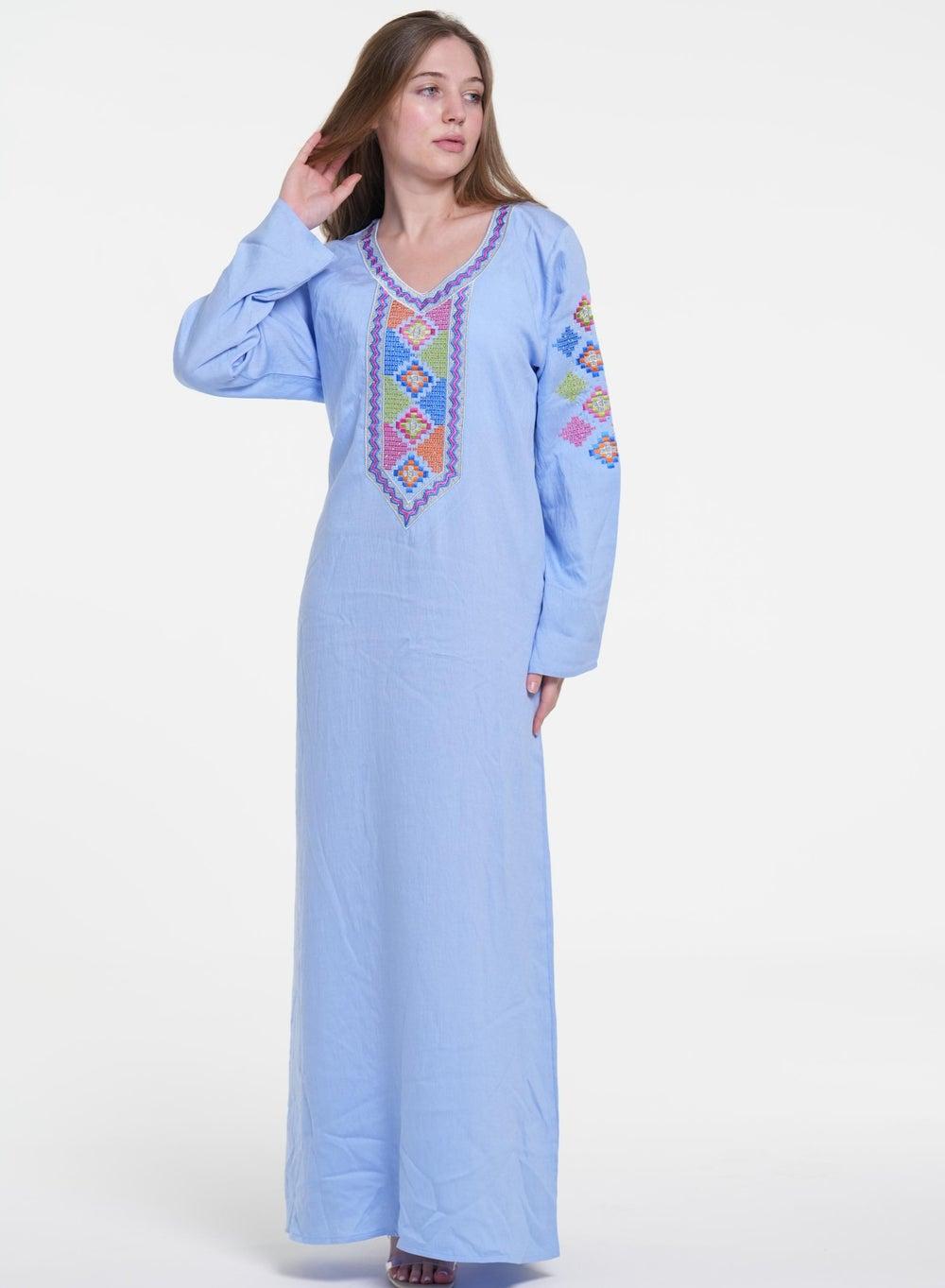 Mukhawar Jalabiya Dress for Women - Image 1