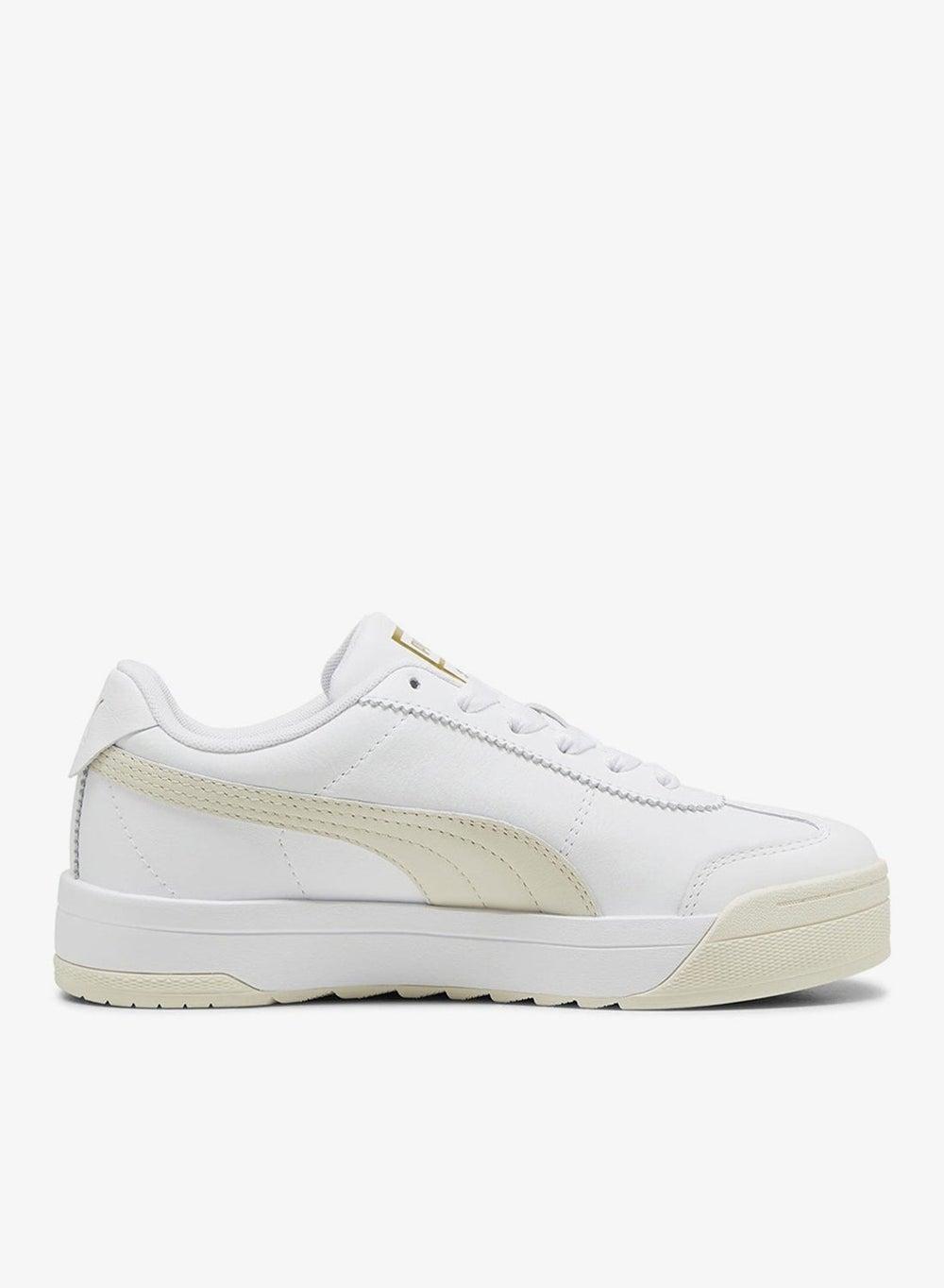 Roma Feminine Leather Lace-Up Low-Top Sneakers - Image 1