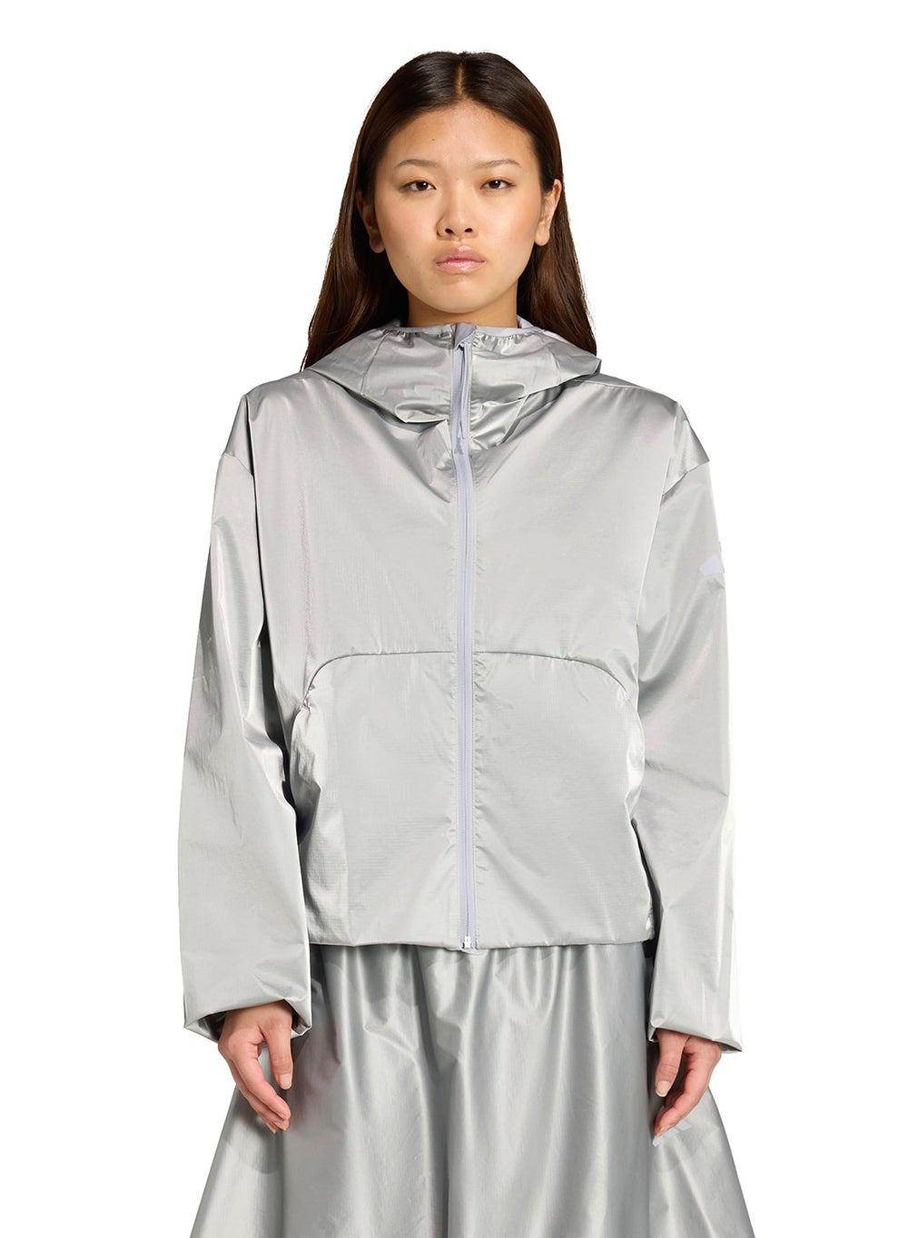City Tech Metallic Holiday Windbreaker for Women - Image 1