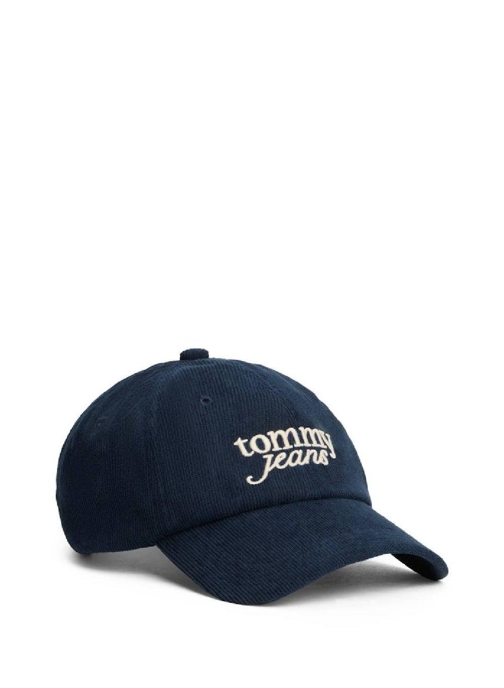 Corduroy Logo Embroidery Baseball Cap - Image 1