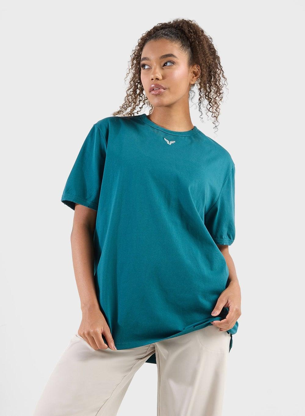 Patchwork Oversized Women’s T-Shirt - Image 1