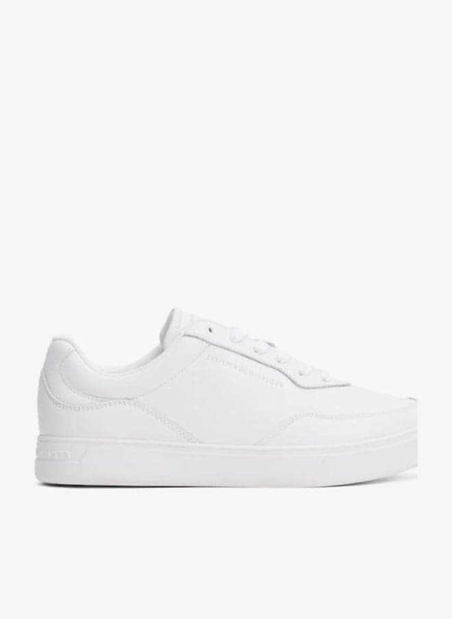 Casual Cupsole Low Top Leather Sneakers - Image 1