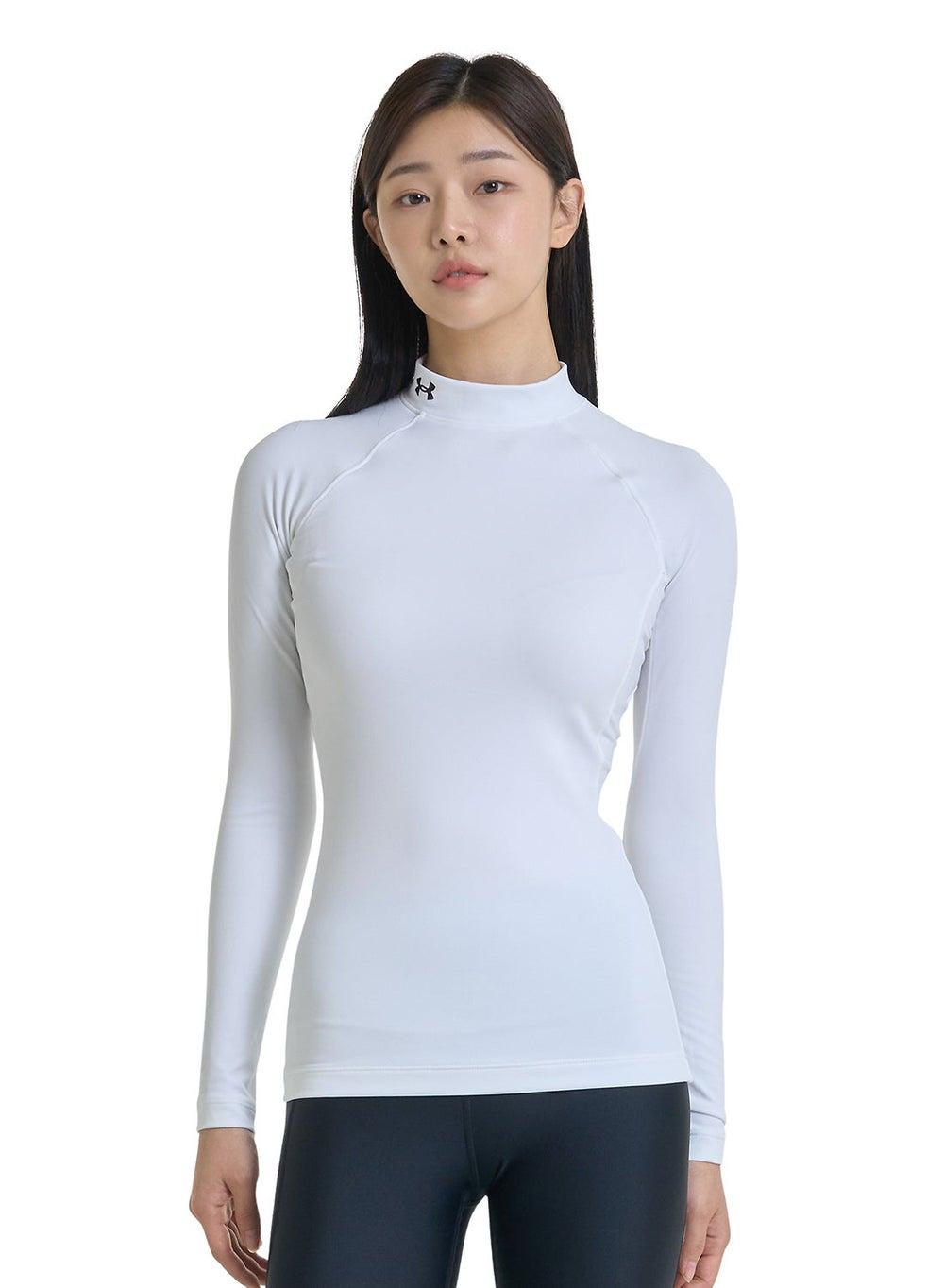 ColdGear Authentics Women's Mock Neck T-Shirt - Image 1