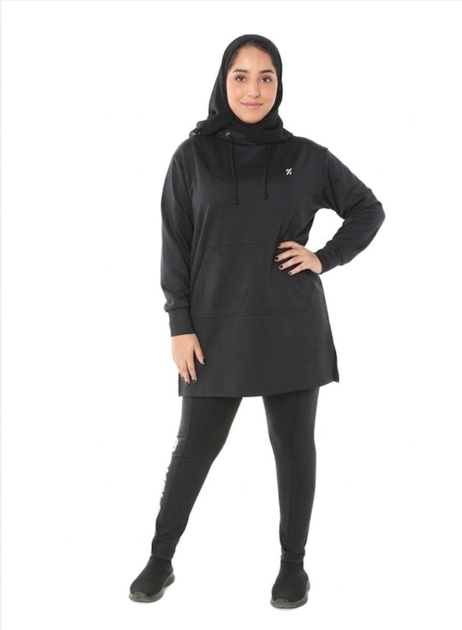 Plus Size Modest Oversized Hoodie for Women - Image 1