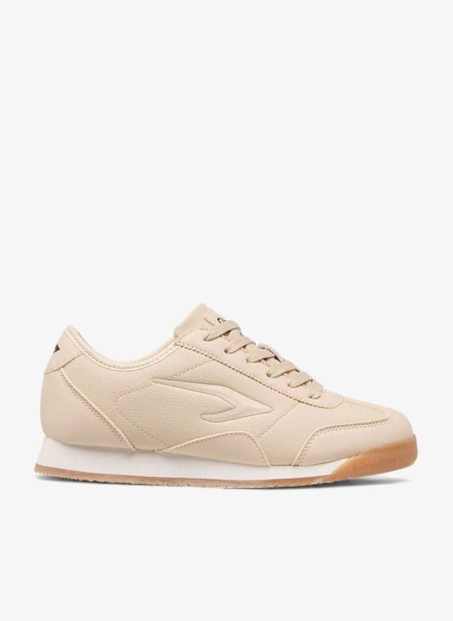 Women Panelled Lace-Up Sneakers for Everyday Wear - Image 1
