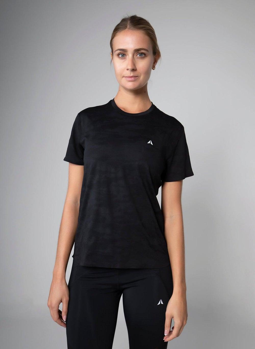 Women’s Ultralight Quick-Dry Performance T-Shirt, Black - Image 1