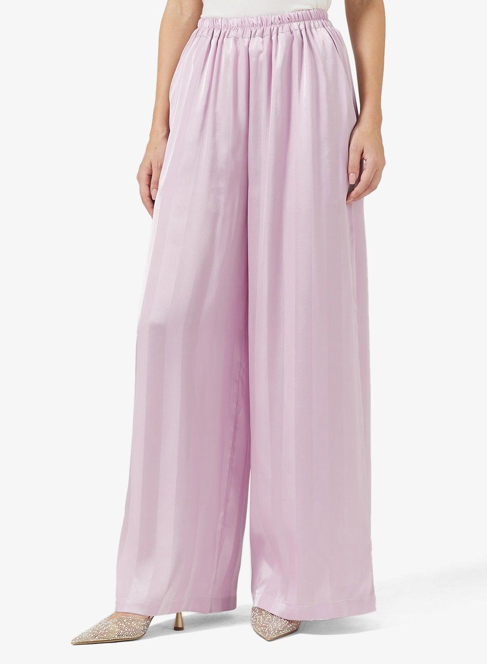 Satin Wide-Leg Pants for Polished Everyday Style - Image 1