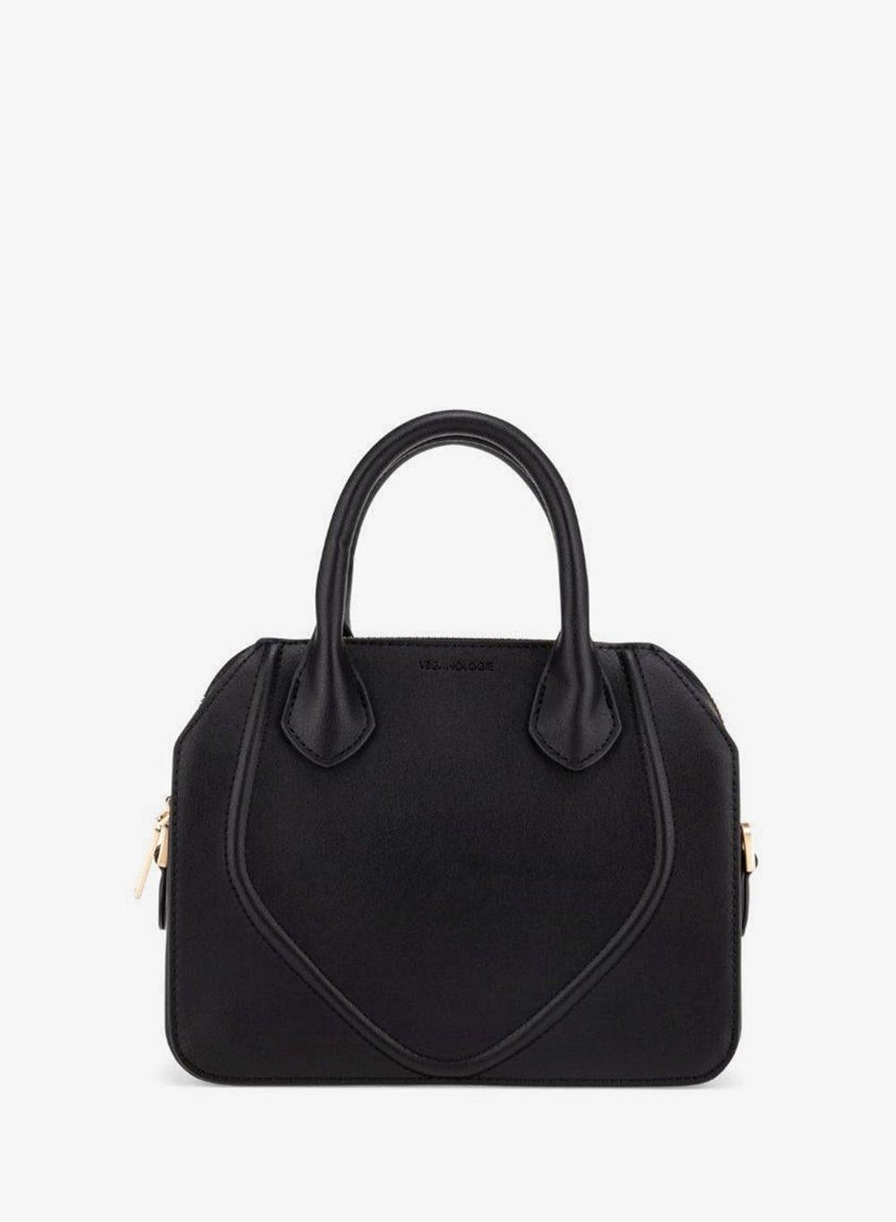 Gemma Onyx Crossbody Bag with Gold Hardware - Image 1
