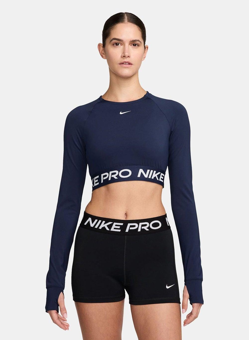Nike Pro DF 365 Cropped Long-Sleeve Top - Image 1