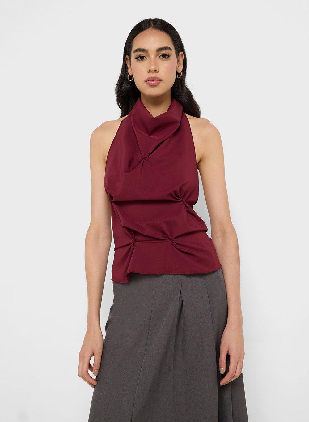 Halter Neck Crop Top - Image 1
