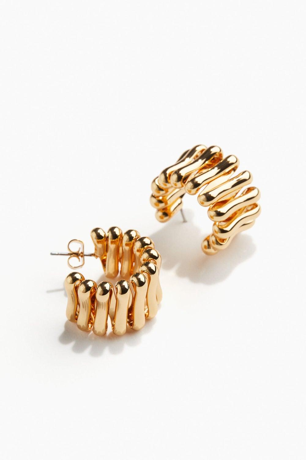 Gold-Plated Hoop Earrings for Everyday Wear - Image 1