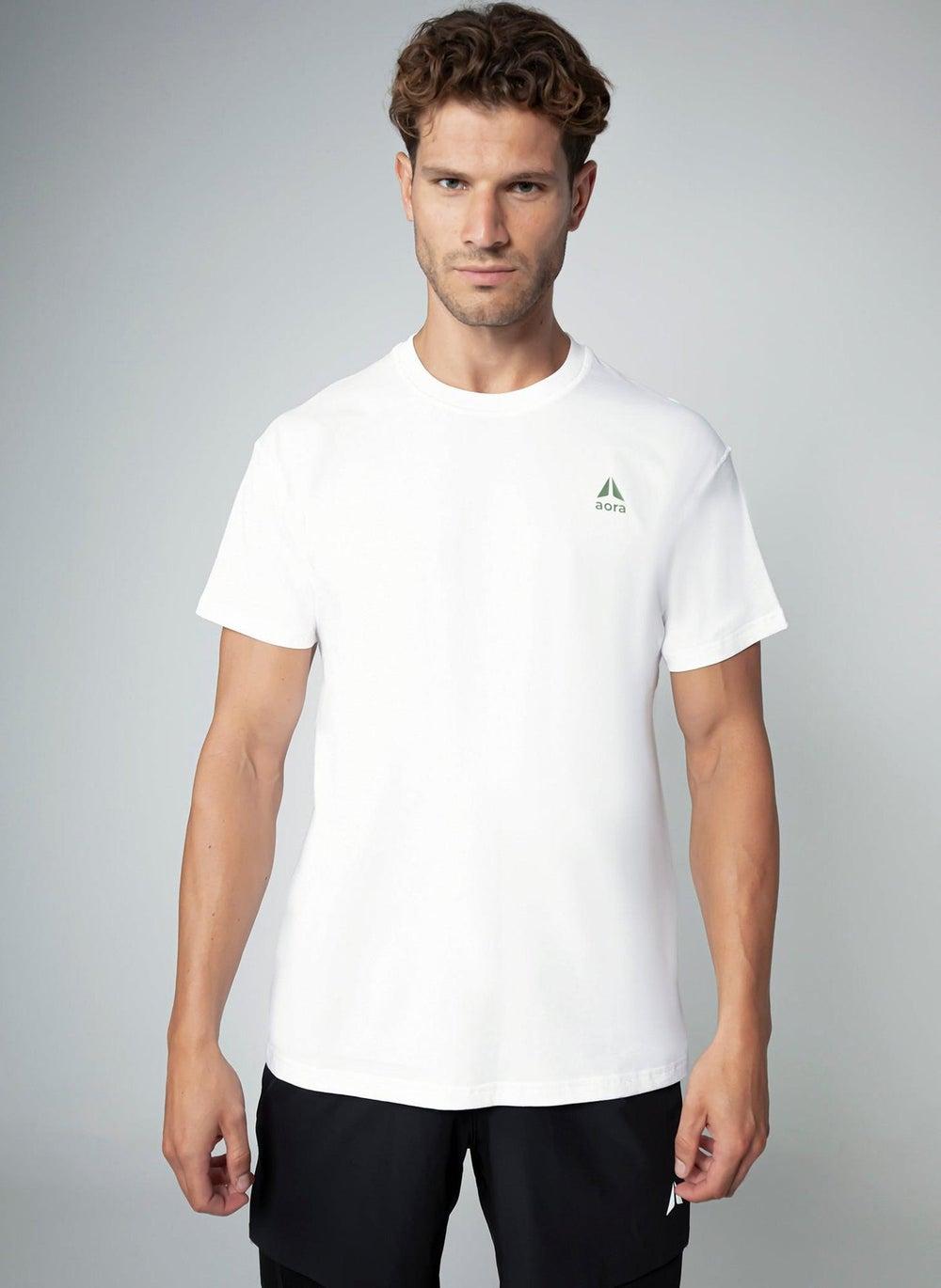 Aora Season Graphic T-Shirt V7 Edition, White - Image 1