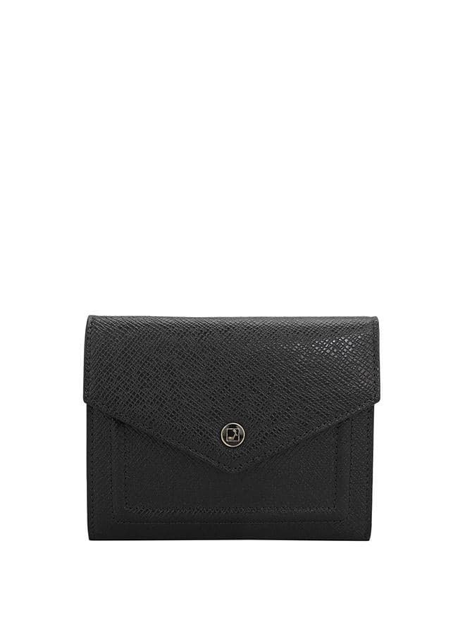 Genuine Leather Black Ladies Wallet - Image 1