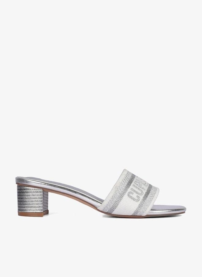 Ladies Festive Heeled Sandals - Image 1