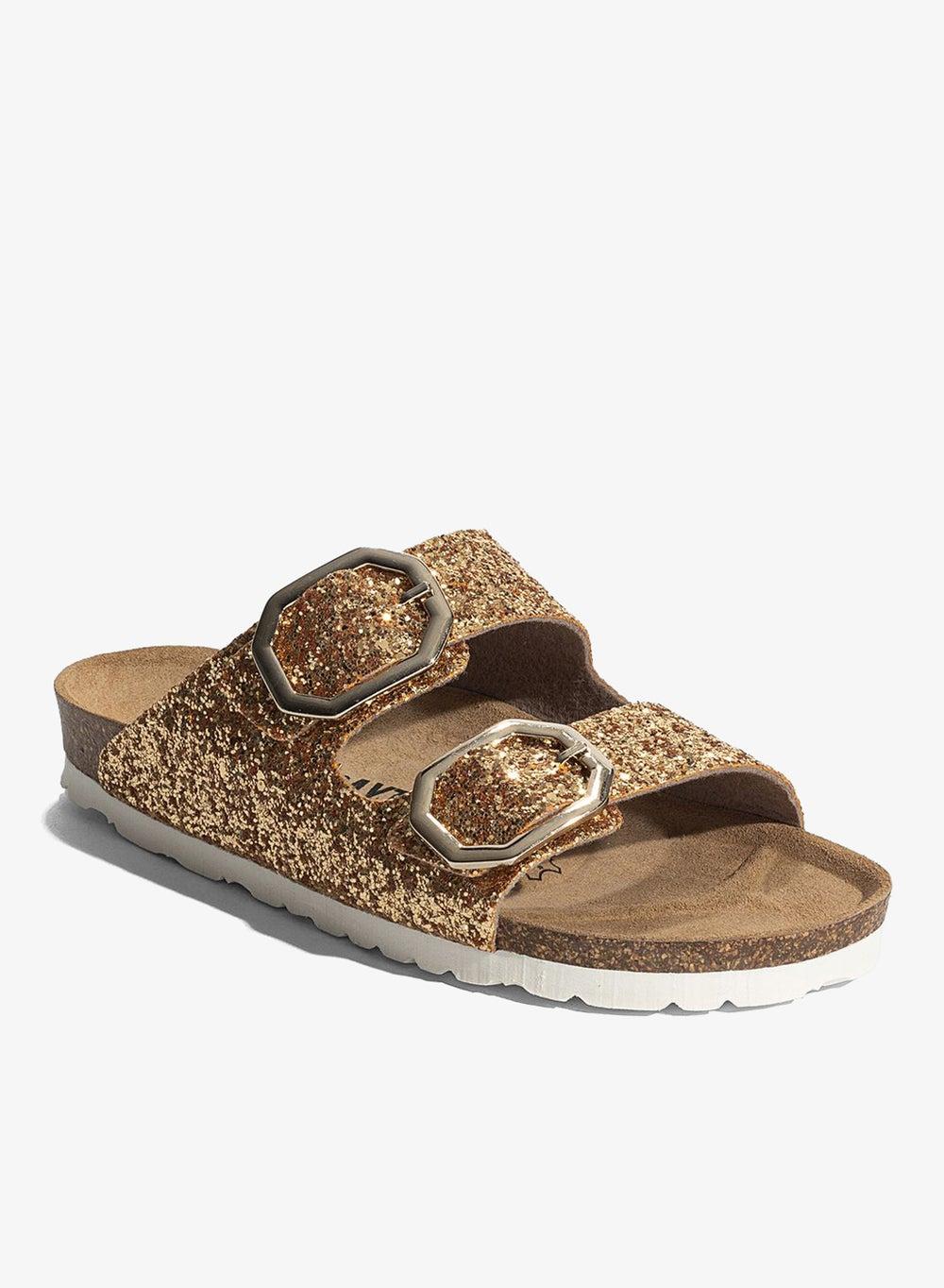 Atlas Double Strap Flat Sandals - Image 1