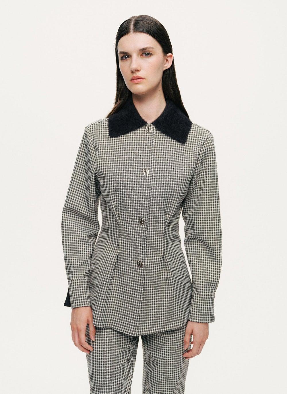 Hooded Button-Front Relaxed Fit Shirt - Image 1