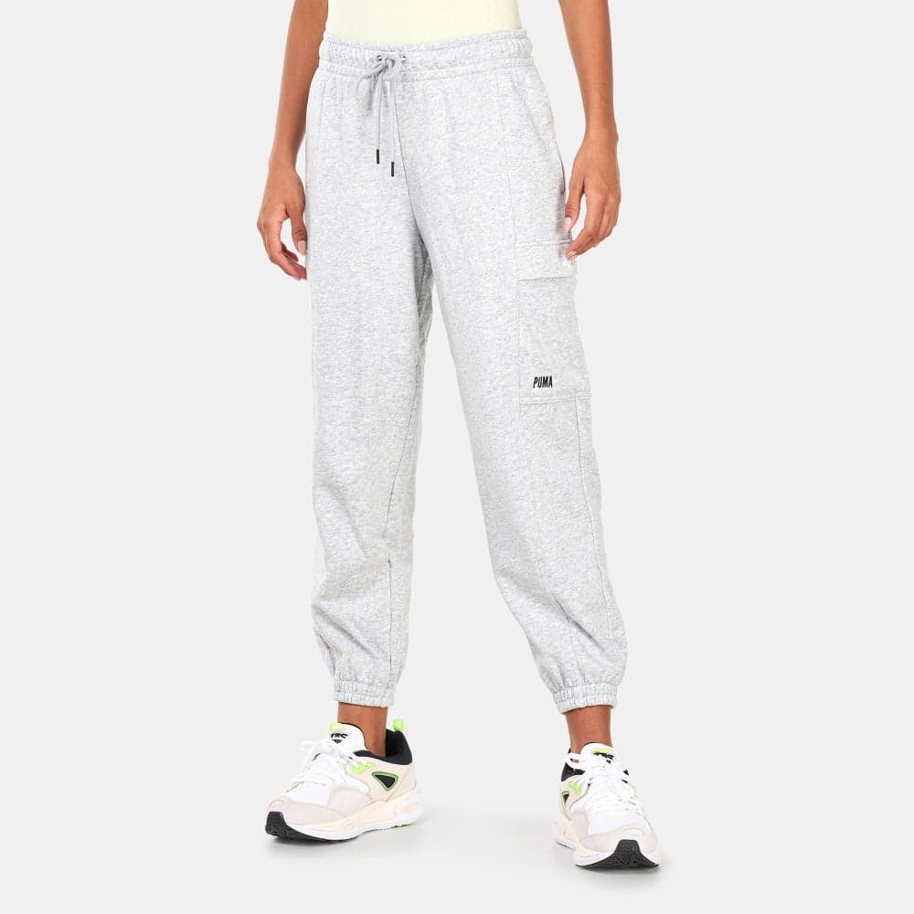Women's SWxP Cargo Sweatpants with Elastic Cuffs - Image 1