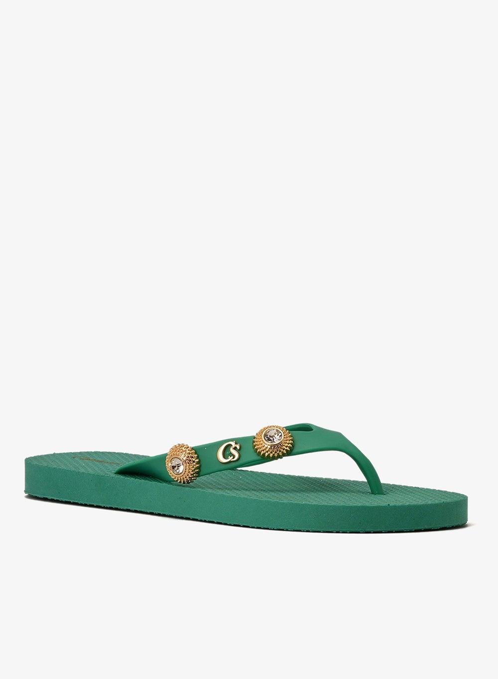 Acqua Decorated Women’s Flip-Flops - Image 1