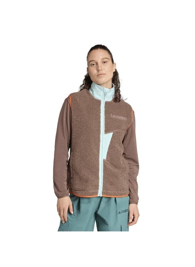 Terrex Xploric High Pile Fleece Hiking Vest - Image 1