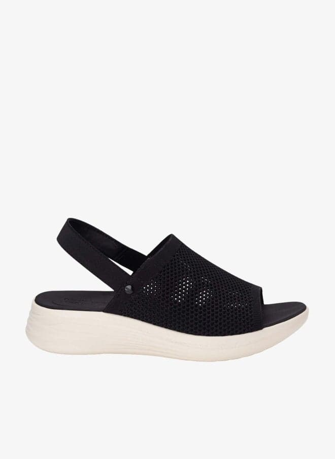 Comfit Knit Slingback Wedge Sandals - Image 1