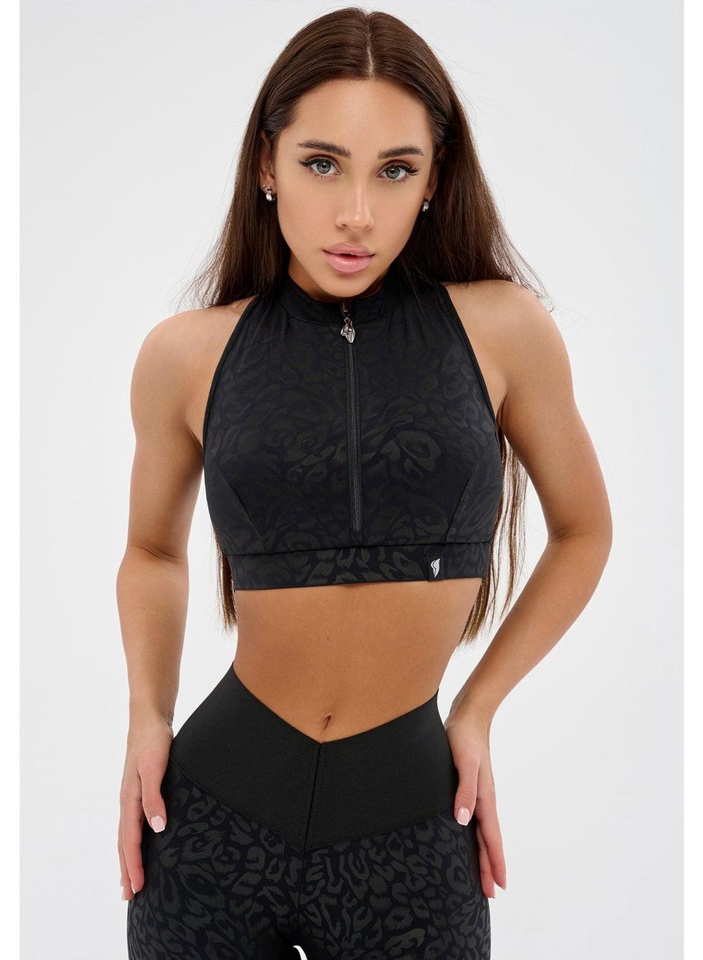 Bona Fide High Support Zip-Front Sports Bra - Image 1